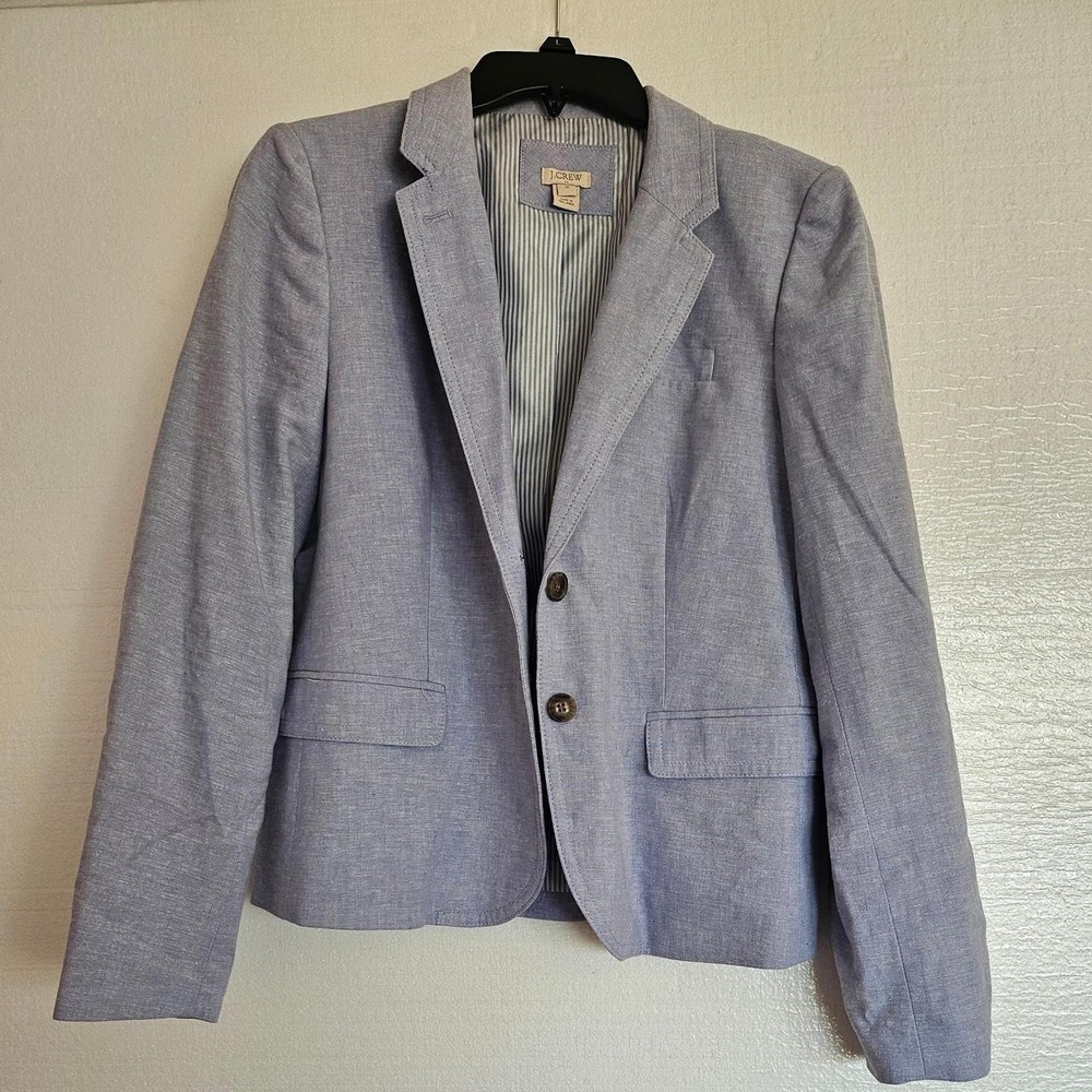 J.Crew Blue Blazer Womens Size 10